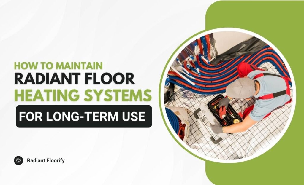 How to Maintain Radiant Floor Heating Systems for Long-Term Use